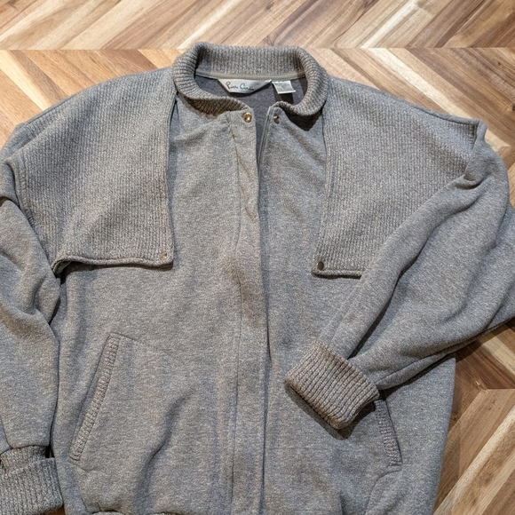 Vintage Unique Pierre Cardin‎ Bomber Sweater - Picture 2 of 12